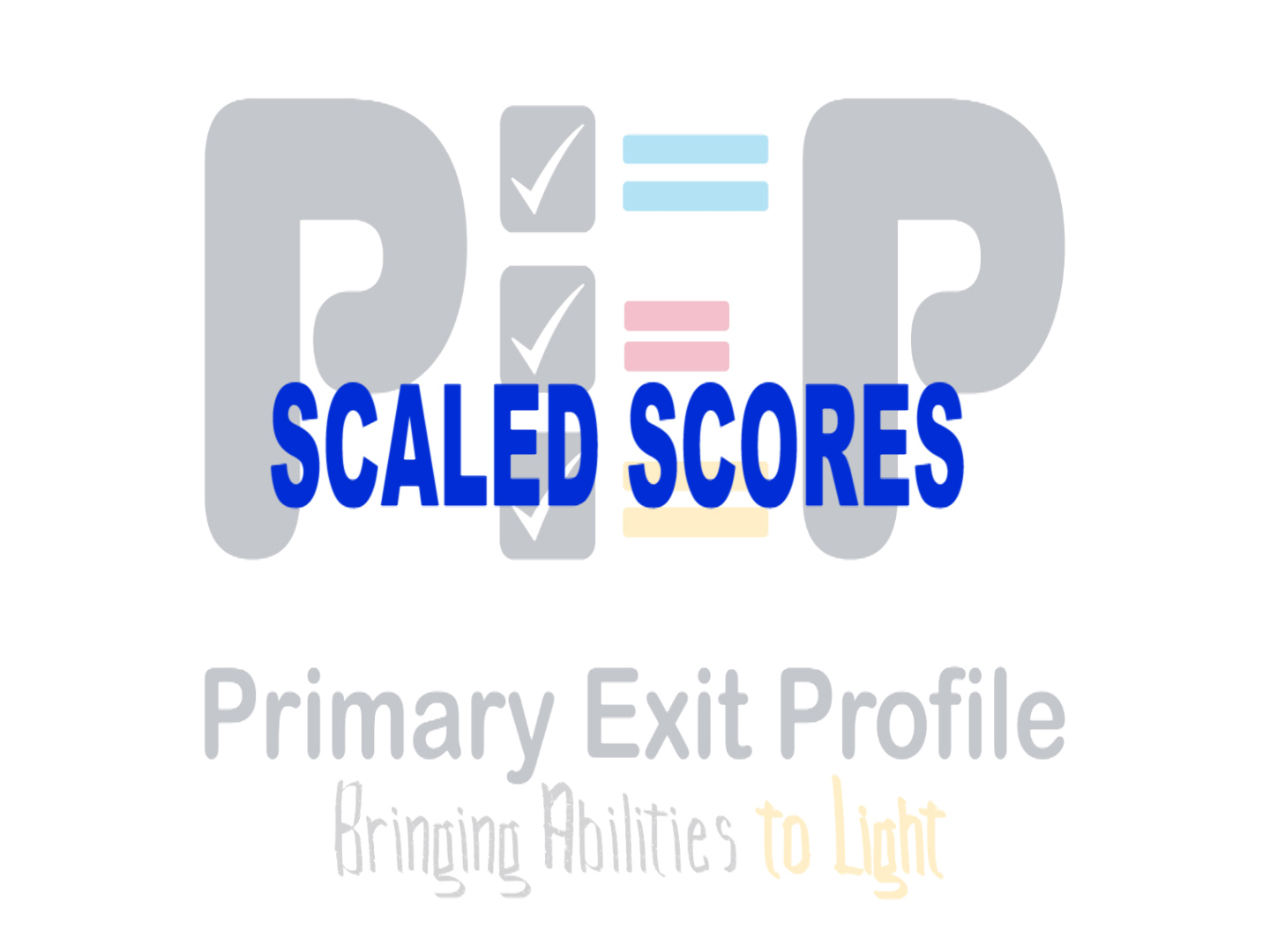 PEP Student Summary Report Explained